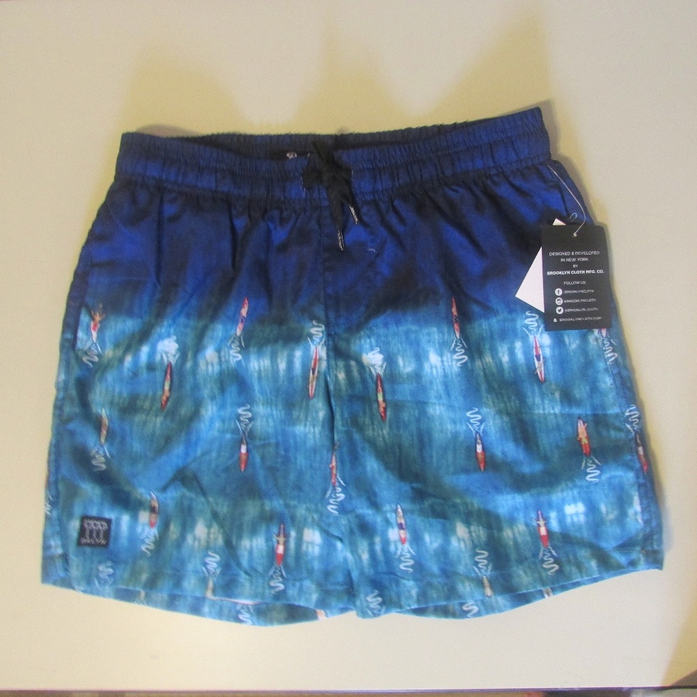 NEW Boy's Swim Trunks/Shorts Ocean Blue Water Surf